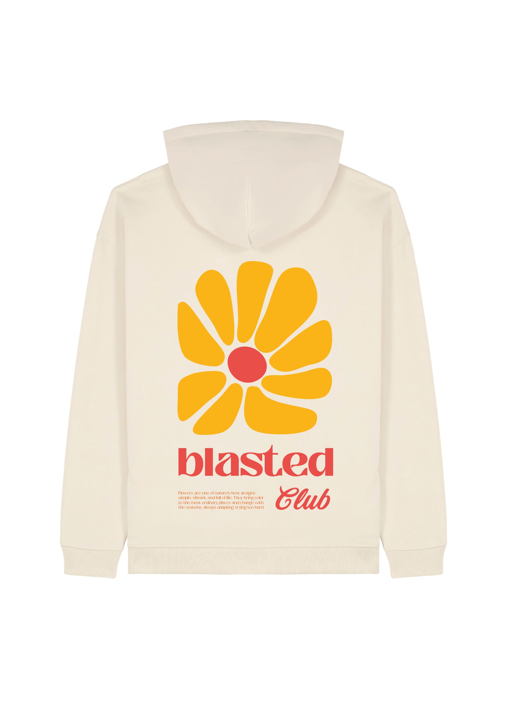 Sweat-shirt FLORA BEIGE (Coupe GIGA OVERSIZE)